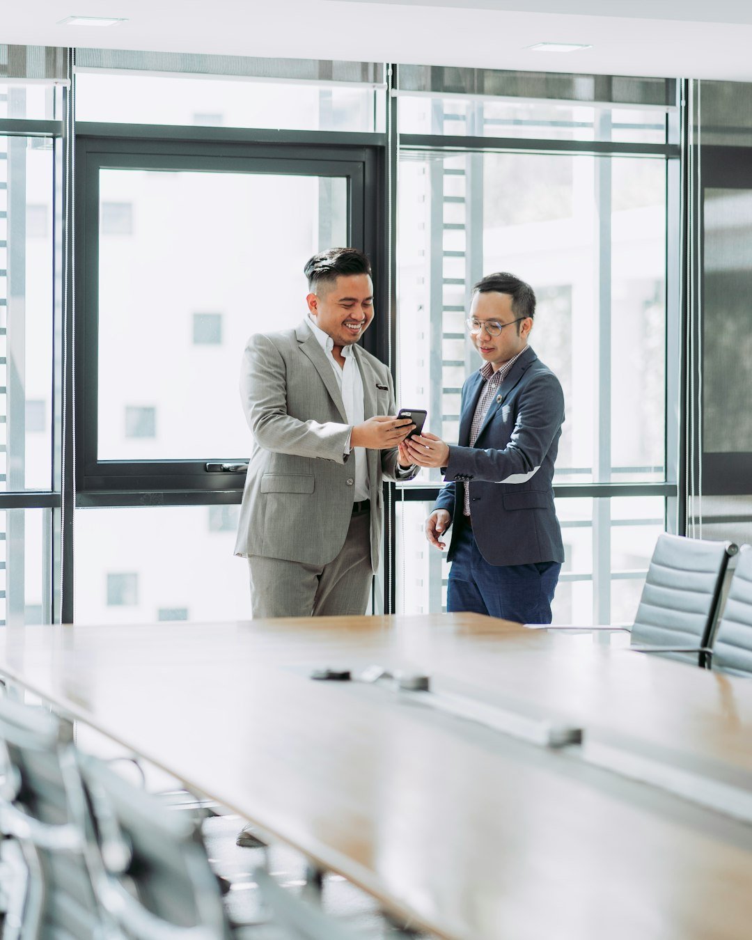 Real estate agents in a conference room